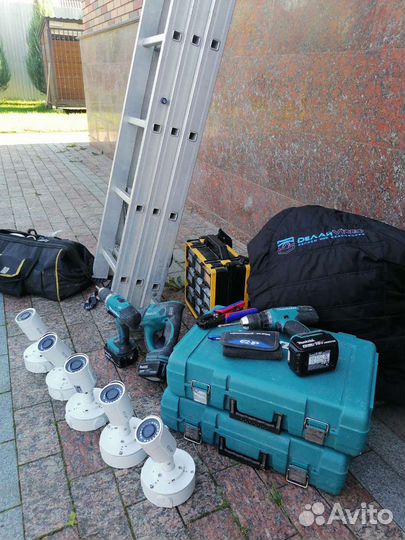 Установка видеонаблюдения в Москве и мо от 1 дня