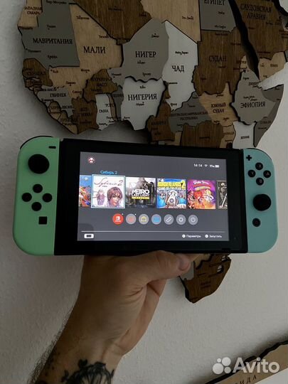 Nintendo switch animal crossing edition