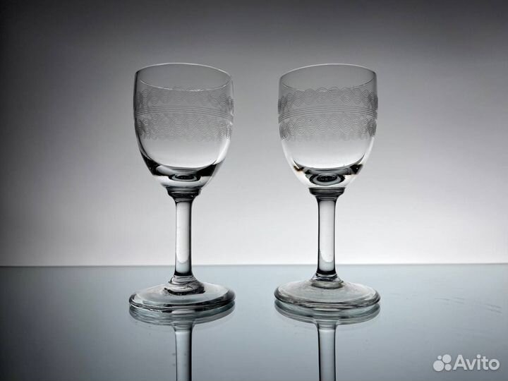 Рюмки пантография хрусталь СССР