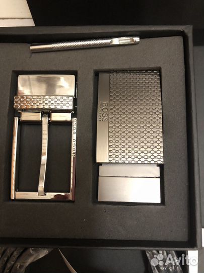 Набор ремень Hugo Boss с 2 пряжками