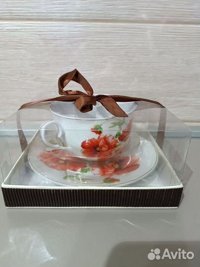 Чайная пара фарфор