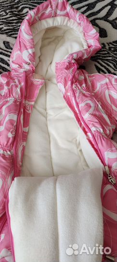 Зимний комбинезон для девочки 74 80