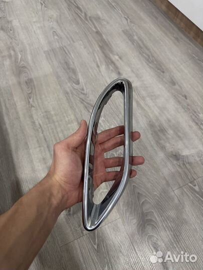 Накладка на глушитель хром