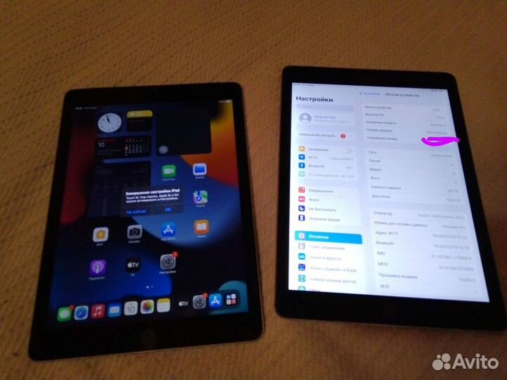 Планшеты Apple iPad Air 1 и 2 64Gb WiFi+Cellul