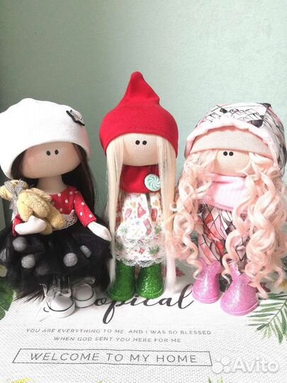 Кукла текстильная интерьерная