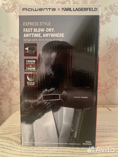 Фен rowenta & karl lagerfeld (новый)