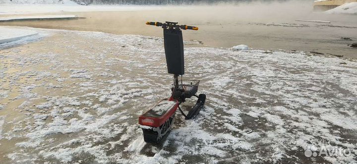 Электроснегоход. Сноубайк