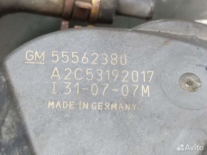 Дроссельная заслонка Opel Astra H 1.8 2007