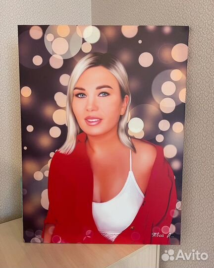 Портрет на холсте по фото
