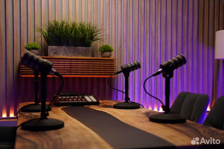 Запись интервью, подкастов, прямые эфиры