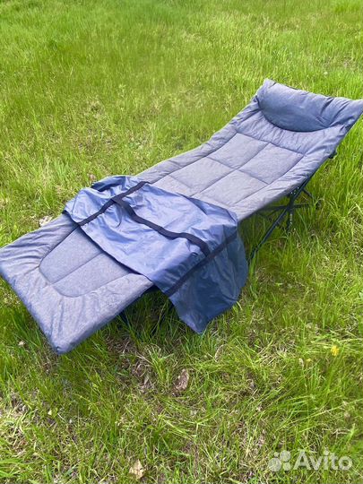 Раскладушка с матрасом туристическая новая