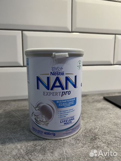 Nan безлактозный 400г