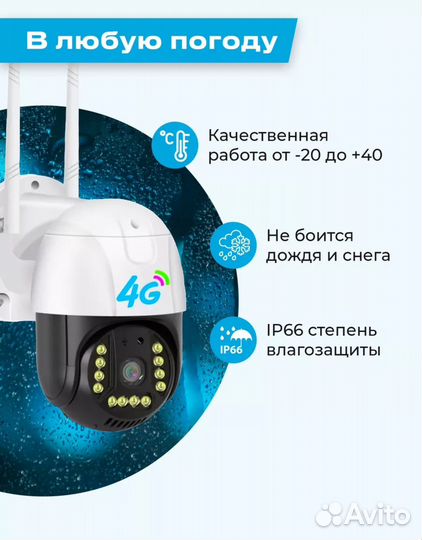 Камера видеонаблюдения с сим картой