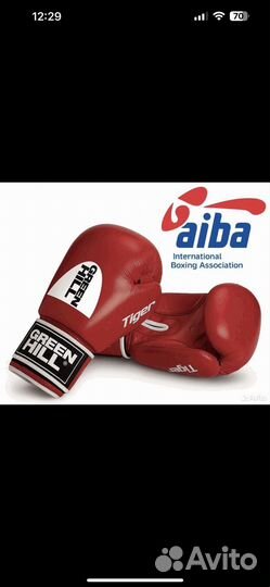 Боксерские перчатки green hill tiger 12 oz