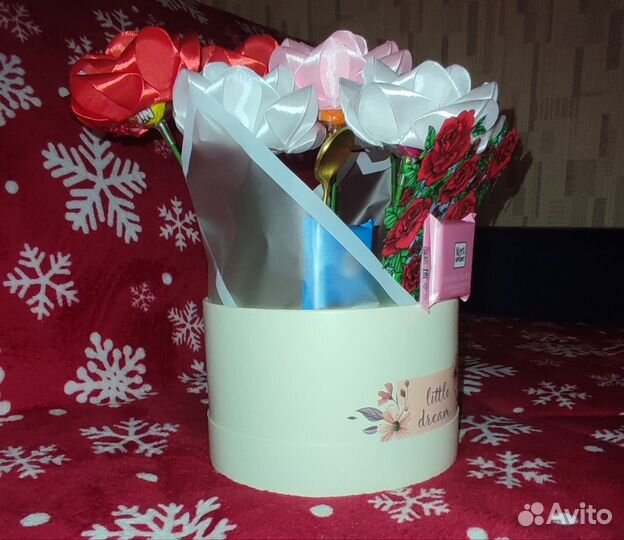 Букет из атласных лент