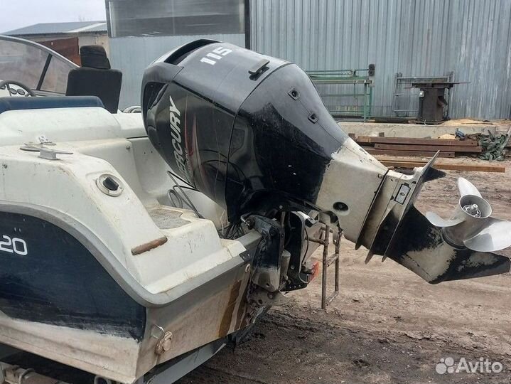 Uмs-520DS с мoтоpoм mercury 115