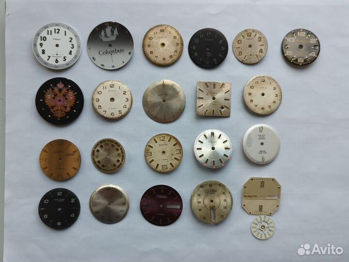 Циферблаты и запчасти для часов СССР