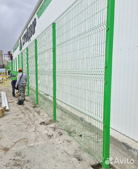 Сетка для забора 3d