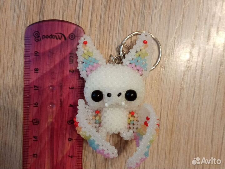 Амигуруми из бисера летучая мышь