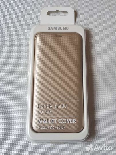 Чехол на Samsung A6(2018) Wallet Cover оригинал