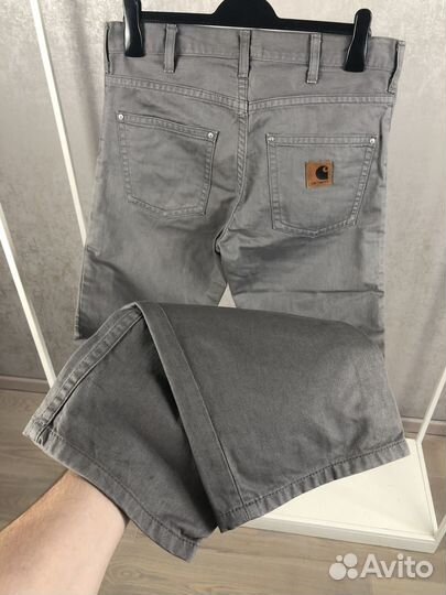 Джинсы Carhartt (Slim Pant) 31x34 с лого