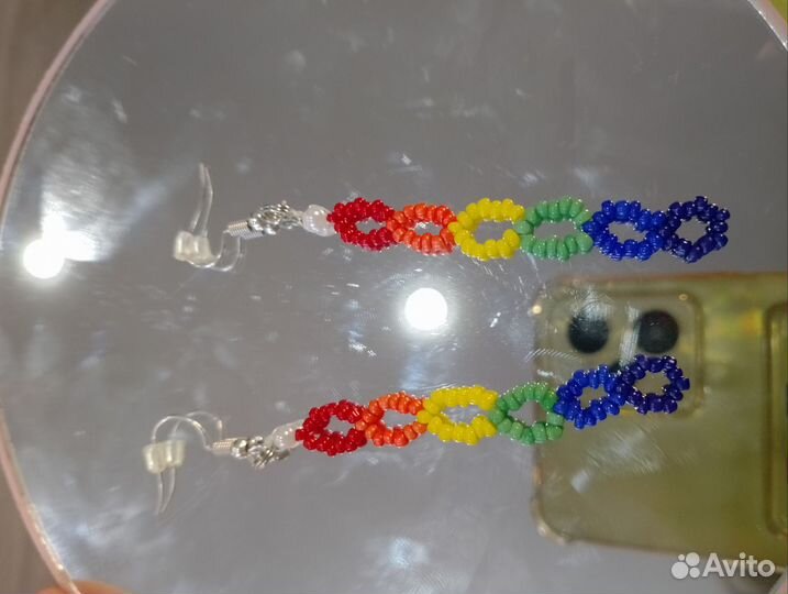 Радужные серëжки