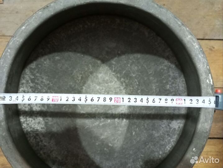 Медный старинный казан на 30 - 35 литров