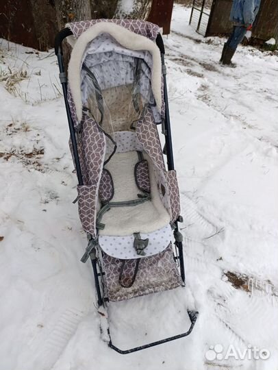 Коляска санки