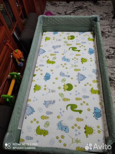 Детская кровать манеж с матрасом