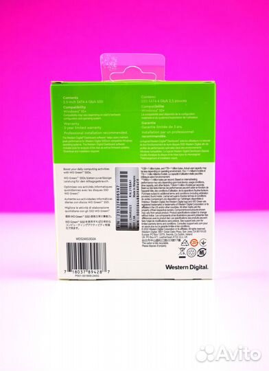 Жесткий диск WD green 240GB GR 240GA-2 2,5