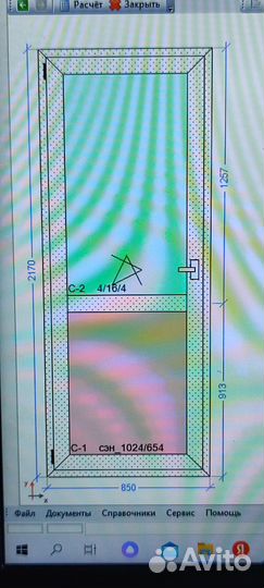 Двери балконные металлопластиковые новые