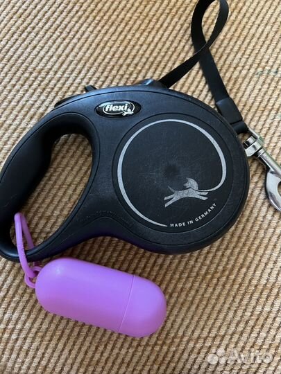 Поводок рулетка для собак ленточный