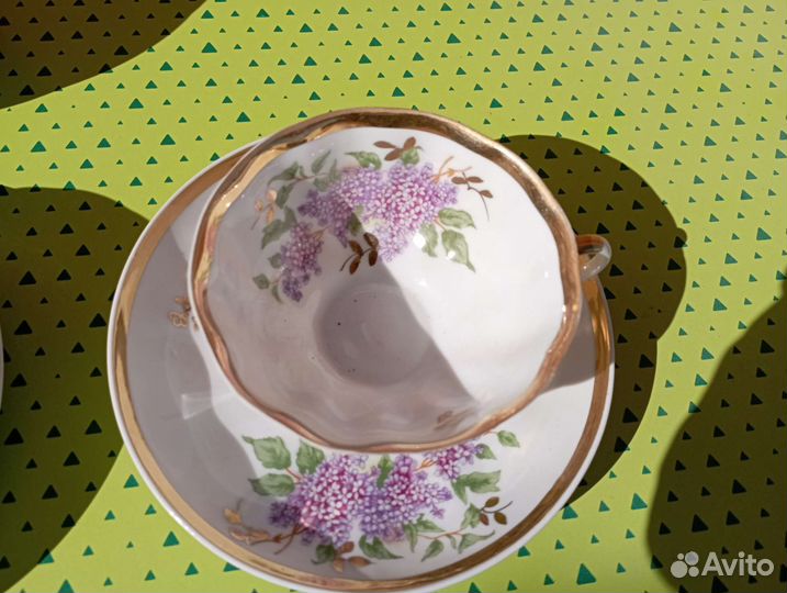 Чайный сервиз сирень дулево