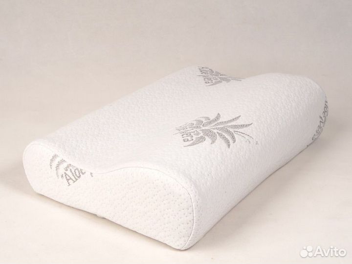 Ортопедическая подушка с эффектом памяти с алоэ