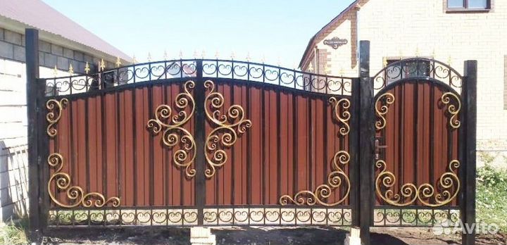 Кованые ворота