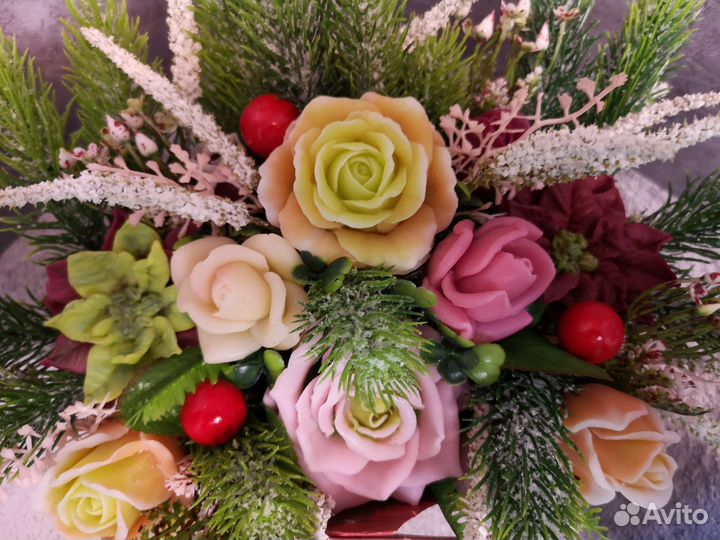 Букет из мыла