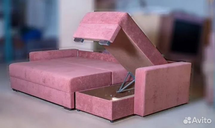 Диван комфортный универсальный евроуголок