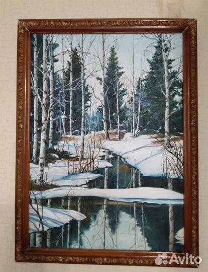 Картина маслом на холсте пейзаж