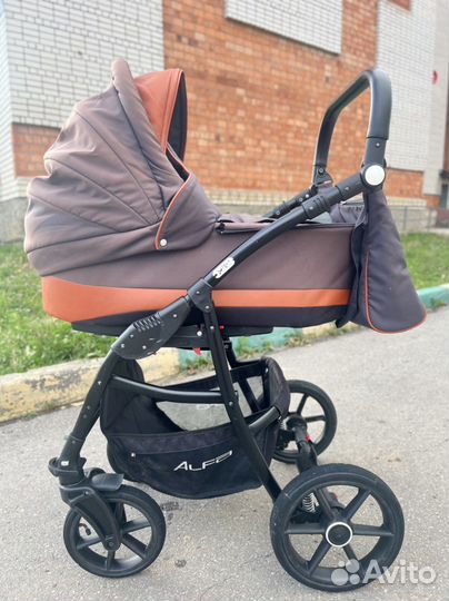 Коляска 2 в 1 Riko Basic Alfa