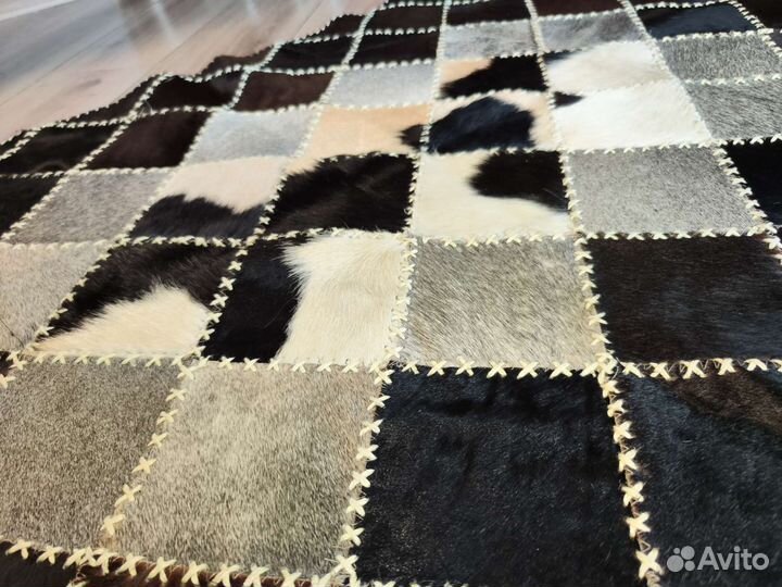 Ковер из натуральной шкуры верблюда и буйвола