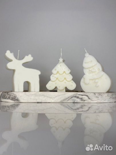 Новогодние форменные аромасвечи