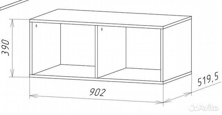 Тумба под тв Айвори-3