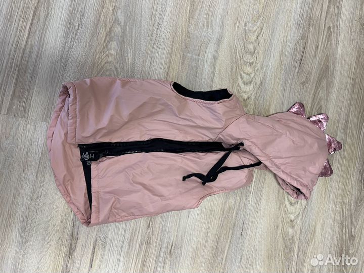 Жилет на синиепоне тонком