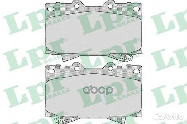 Колодки тормозные toyota land cruiser 4.2D 909