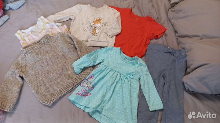 Вещи для девочки 74р, цена за все