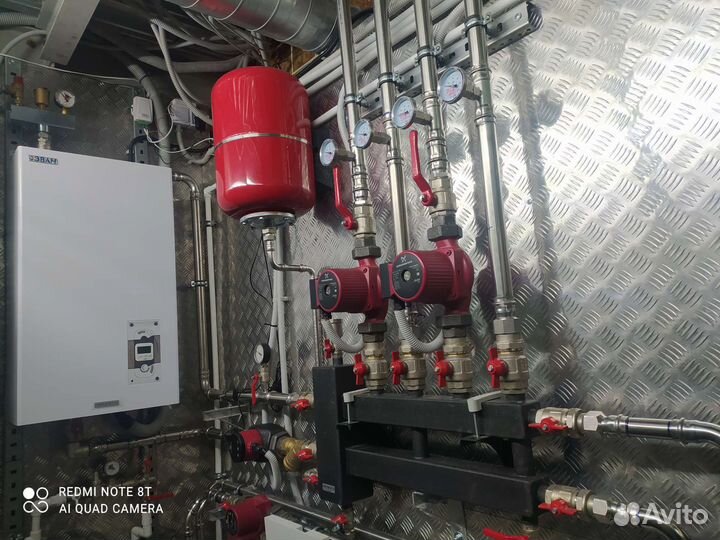 Установка радиаторов, котлов