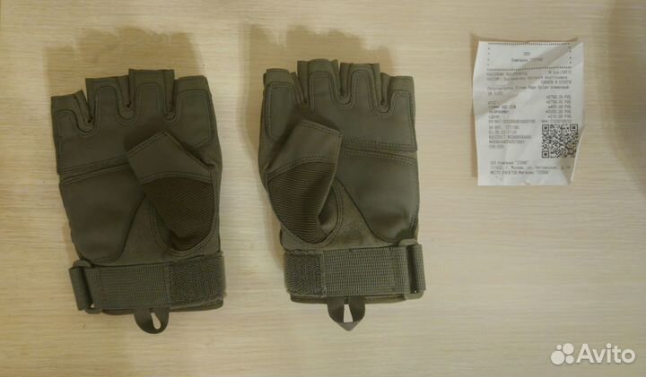 Полуперчатки Сплав Rage оливковые 8 1/2