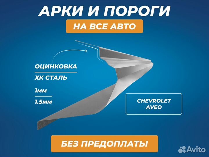 Пороги Daewoo Nexia