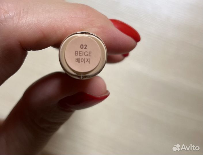 Консилер новый. Тон 02 бежевый. Корея