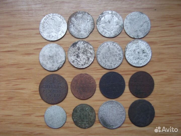 Монеты Пруссии 18-19-го века